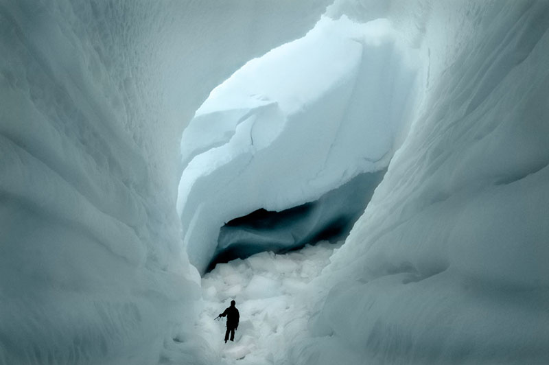 Antarctic Crevasse